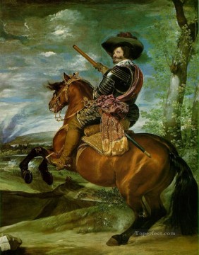  comte Tableaux - Le comte duc d’Olivares à cheval Diego Velázquez